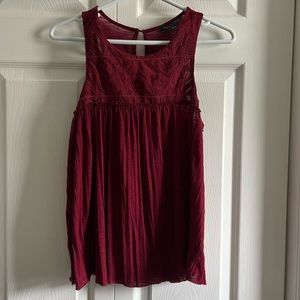 American Eagle Red Tank Top